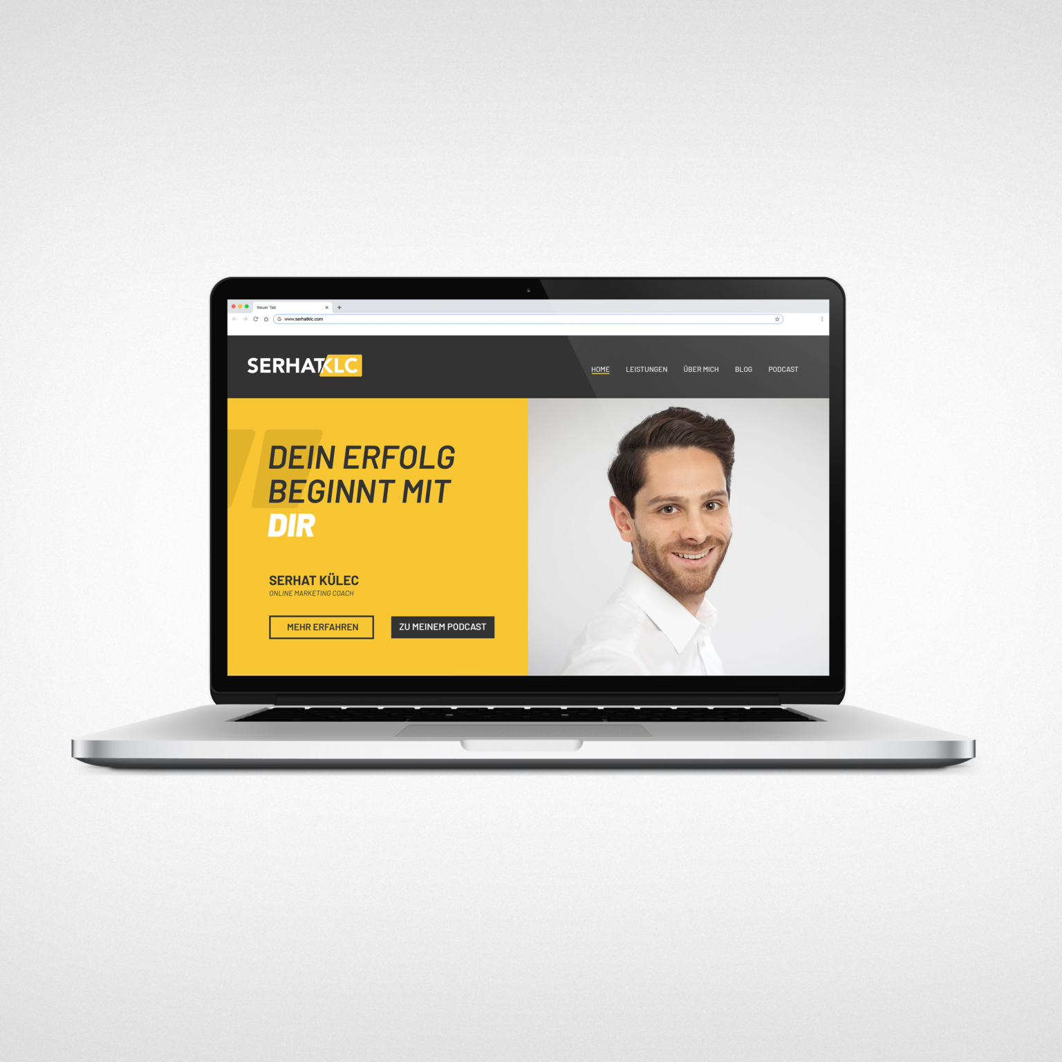 Webdesign für einen Lifecoach