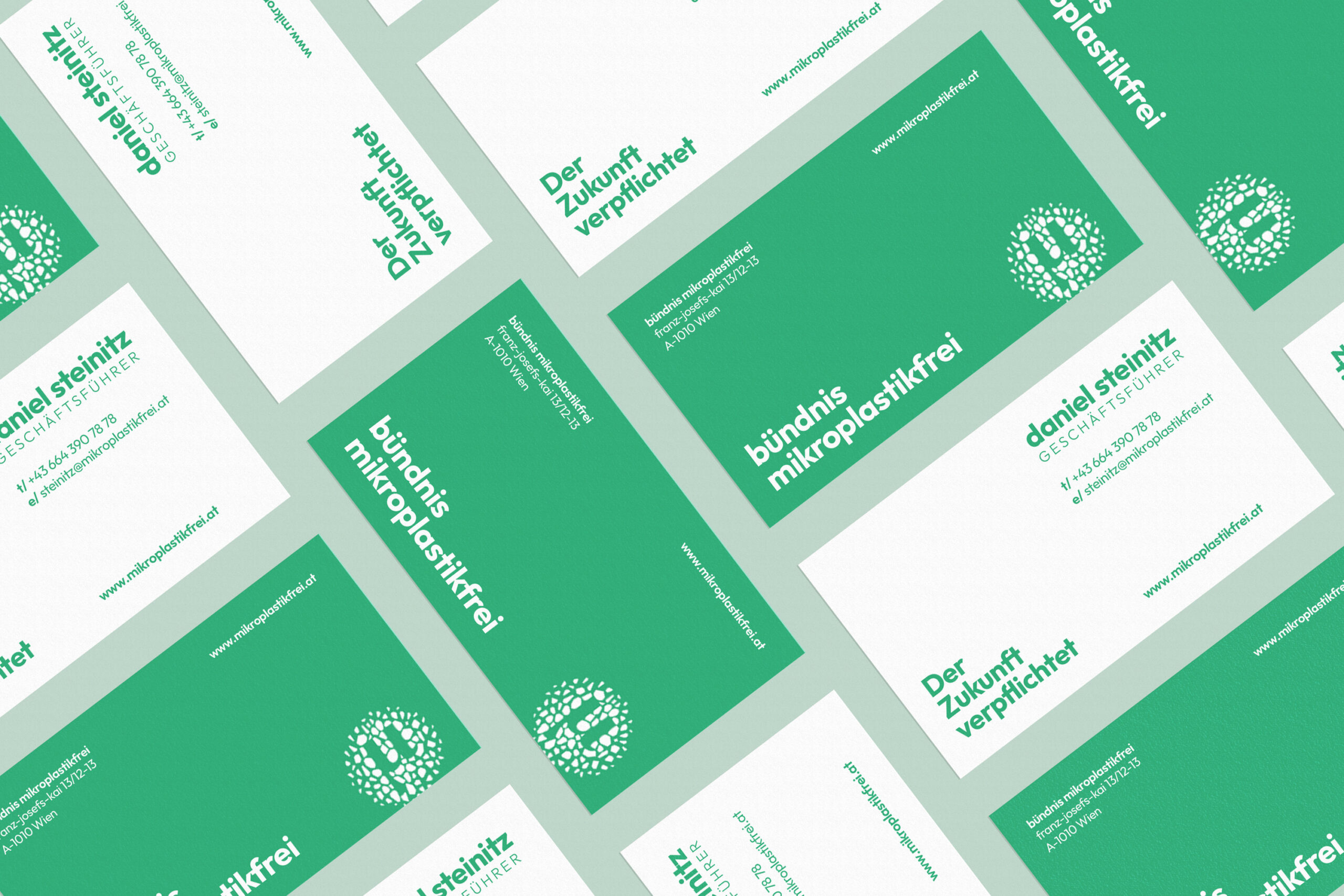 Visitenkarten Design für einen umweltfreundlichen Verein