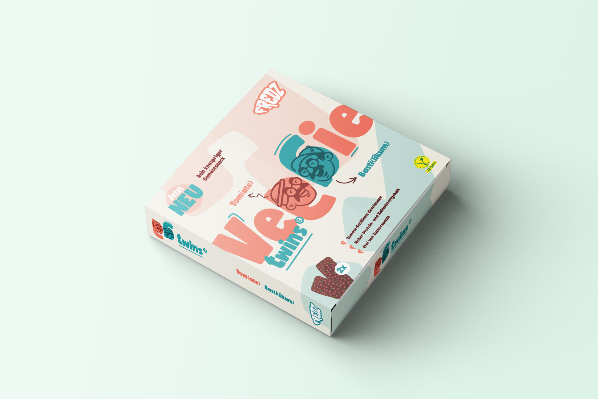 Verpackungsdesign für einen Müsliriegel